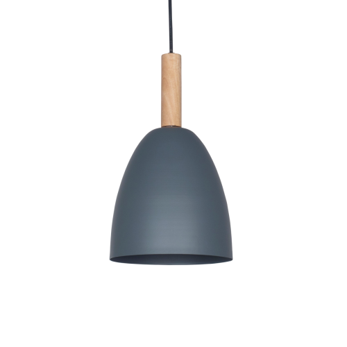COLGANTE GEO BARADERO OVI I GRIS 18CM